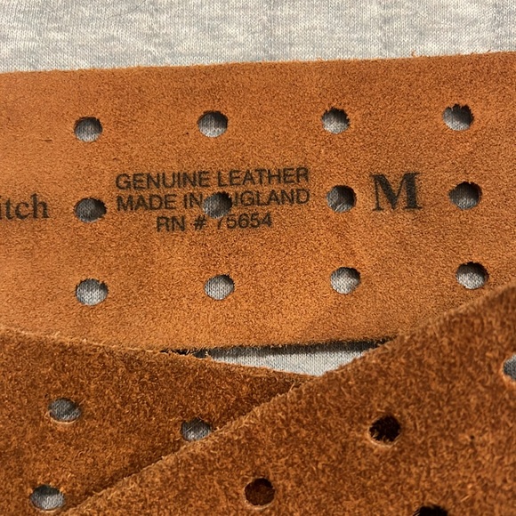 Abercrombie & Fitch leather belt - Picture 3 of 4